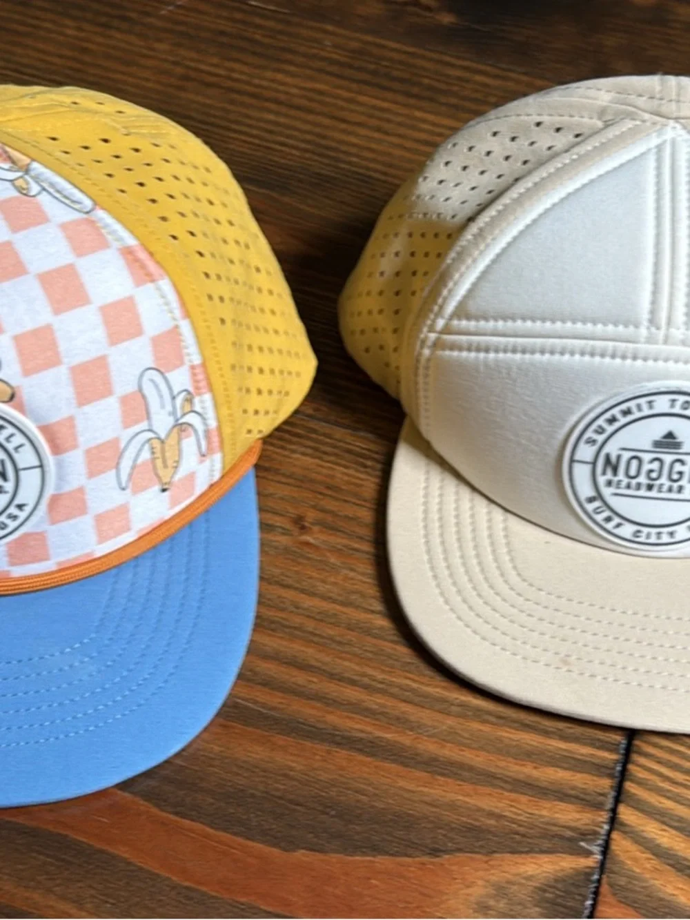 Noggin Kids' Mesh Trucker Cap - Yellow & Blue